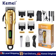 Kemei Cordless Hair Clippers Men Professional Hair Trimmer USB Rechargeable Hair Cutter Kit Hair Cut