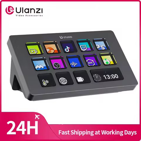 Ulanzi D200 Production Console and Studio Controller for Gaming/Office/Livestreaming/Content Creatio