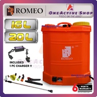 OGAWA ROMEO 16L/18L/20L Battery Sprayer - 3 Month Warranty ( BATTERY KNAPSACK SPRAYER PUMP PENYEMBUR