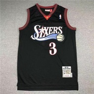 AI#3 Iverson Basketball Vest Jersey Philadelphia Jersey Custom Cosplay Retro Jersey