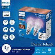 Philips Led Light Wifi Bluetooth 8-60 Watt E27 Contents 2pcs Led Light Bulb Connected Wifi Smart Wifi Bulb MP