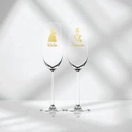 結婚禮物|訂製雕刻 新婚禮物香檳對杯祝賀新婚送新人伴手禮