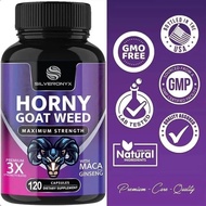 100% Organic Products.120 Capsule.Horny Goat Weed Extract, Maca,Saw Palmetto, Ginseng,L-Arginine, Tongkat Ali