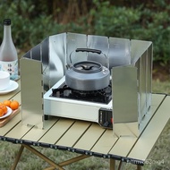 【TikTok】Outdoor Stove Camping Windshield Portable Gas Stove Wind Deflector Enclosure Stove Gas Stove Furnace End Ring Wi