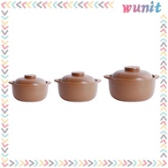 [Wunit] Clay Pot Clay Cooking Pot Handmade Cantonese Unglazed Clay Pots for Cooking Cookware Earthen Cooking Pot