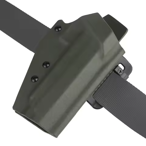 Lightweight Kydex Tactical Pistol Holster for TTI 2011 Combat Master QLS Quick Release Belt Clip Out