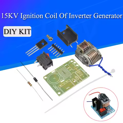 15KV High Frequency DC High Voltage Arc Ignition Generator Inverter Boost Step Up 18650 DIY Kit U Co