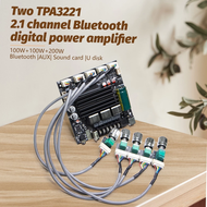 ZK-ST21 TPA3221 100W×2+200W DC12-30v แอมป์จิ๋วขับซับ แอมป์จิ๋วแรงๆ รองรับการติดตั้ง