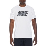 NIKE 男性短袖防曬衣 NESSD690-100  XL  1件  文字 白色
