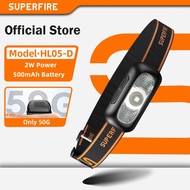 SUPERFIRE HL05 2W Headlight Flashlight Motion Headlamp Head Torch Lamp Portable Super Brigh Mini Wat