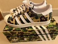 Bape x Adidas Superstar 80s 迷彩波鞋