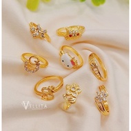 [VJ]100+Design! Kids Gold Ring <KR> 999.9 Gold Plated <Cincin Emas Budak Persist916>