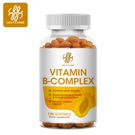 iMATCHME Vitamin B Complex Capsules (B12, B1, B2, B3, B5, B6, B7, B9, Folic Acid & Biotin) Reduce St