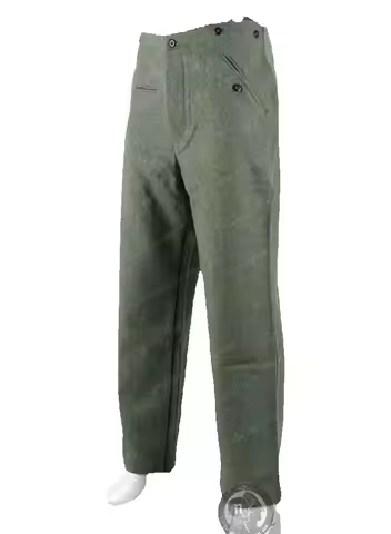 military WWII WW2 GERMAN WH WEHRMACHT HEER M37 WOOL FIELD MILITARY UNIFORM Trousers Reenactments col