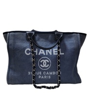 SOLD / chanel deauville Denim bag, 100% authentic