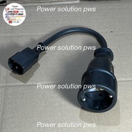 Extension cable C14 to CEE7/7 SHUKO. APC 3 PIN UPS Plug Converter Cable C14/ to EU 2 Pin Ground Plug