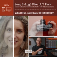 [LUTs/Video Filter] Sony S-Log3 Pike LUT Pack for premiere pro final cut dalvinci resolve capcut