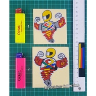 Pangkah Benetton Orang Kuat Designs Sticker Cutting Overlapping Reflective #pangkah #benetton #orang