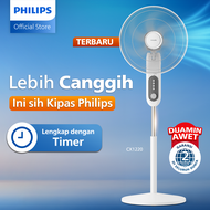 Terbaru! Kipas Angin Philips Putih CX1220/00 - Lebih Canggih dengan Timer Kipas Baling 6 16 Inch Kip