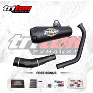 Xsr 155 Yamaha Xsr 155 Fullsystem Exhaust Underbely Inlet Model 50 mm Original Triton Exhaust