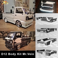 WPL D12 Body Kit Set Model MrVein - Body Kit Set RC Drift 3D Print