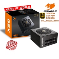 COUGAR GEX650 / GEX750 / GEX850 650W/750W/850W 80+ GOLD FULL MODULAR POWER SUPPLY [5 YEAR WARRANTY]
