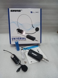 mic wireless shure headset bando clip on berbagai pilihan variasi mic