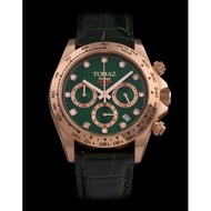 Jam GR02-D12 (Green/Rosegold) Tomaz Original DENGAN KOTAK PREMIUM