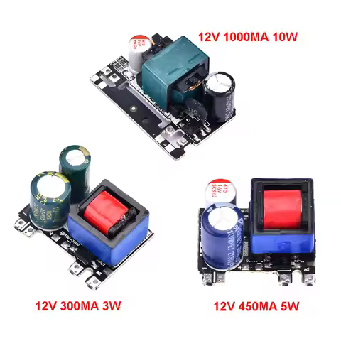 AC-DC 12V Buck Converter AC 220v to 12v DC step down Transformer power supply module 4A 3W/5W/10W AC
