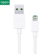 สายชาร์จ OPPO R9 VOOC สายชาร์จเร็ว 7PIN Micro USB 5V/4A 1เมตร 2เมตร หัวชาร์จเร็ว ของแท้ 100% สำหรับ Samsung S4 S6 huawei P8 vivo X7 R9 R15 R11 R11S R9S A77 A3S A5S F9 F11รับประกัน1ปี