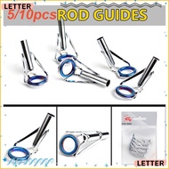 LETTER 5/10Pcs Eye Ceramic Ring Oval Stainless Steel 1-9# Tackle Box Accessories