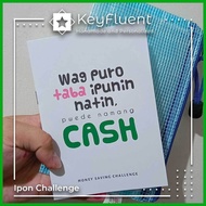 ⊕ § 50k Ipon Challenge Mini Booklet Affordable with or without money pouch