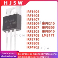 5PCS NEW IRF1404 IRF1405 IRF1407 IRF2804 IRF2807 IRF3205 IRF3708 IRF3710 IRF3808 IRF4905 IRF5210 IRF