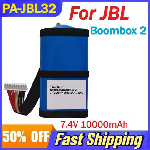 7.4V 10000mAh PA-JBL32 Li-Polymer Battery For JBL Boombox 2 Bluetooth Speaker Batteries SUN-INTE-213