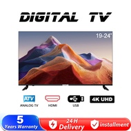 Digital TV 19 Inch 4K Full Screen LED Televsion 24 Inch Antenna 1080P Slim Screen HD TV 22 Inch With HDMI/USB/Audio
