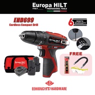 Europa Hilt europahilt EHD699-12V LITHIUM-ION CORDLESS DRILL 12V 2.0AH battery drill