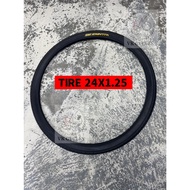 EWANTA TIRE 24X1.25 43psi full Black P1159 (32-507) Road Slim Tire