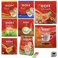 BOH Teatime Instant Milk Tea Less Sweet Teh Tarik Kurang Manis Original Cham Ginger Green Tea Latte Caramel Vanilla Tea