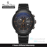 [Official Warranty] Alexandre Christie 6626MCBEPBAOR Men's Black Dial Stainless Steel Strap Watch