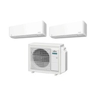 FUJITSU INVERTER SYSTEM 2 AIRCON AOAH24CBTA3/ ASAH09CMCA X 1 + ASAH12CMCA X 1 - INSTALLATION INCLUDED