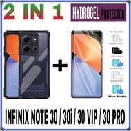 2 IN 1 Anti-Scratch Hydrogel + ARMOR CASING PACKAGE hp FOR INFINIX NOTE 30 30i/ 30 VIP/ 30 PRO/ NOTE