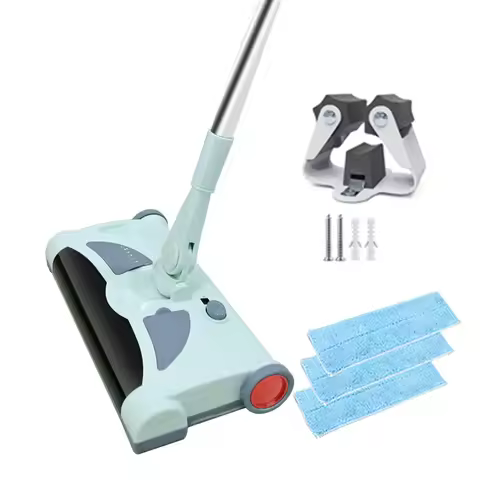 Electric Floor Sweeper Cleaner Rechargeable Wireless Hand Push Vacuum Cleaner Household Mop Broom Ma