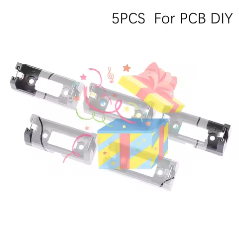 5 PCS Plug-in CR123A Battery Holder 16340 Battery Box LIR123A Battery Storage Box CR123A Battery Box