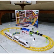 Long RELL | Children's Toy MRT Train Indonesian Fast Train 66 589B / Fast Train Toy Can Make Sounds