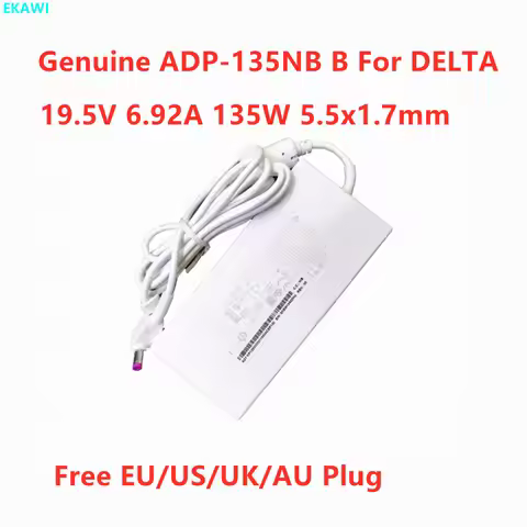 Genuine DELTA ADP-135NB B 19.5V 6.92A 135W A18-135P1A AC Adapter For ACER ASPIRE7 NITRO 5 AN515 Lapt