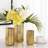 Gold-plated Pottery Vase: Luxurious for Home Decor