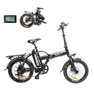 GoPower™ GoCity Electric Bike | Adult Folding Bike, Weighs Only 46lbs | 50+ Mile Range w/ 5 Pedal-As