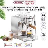 - Professional Espresso coffee maker - Cappuccino, Espresso, Latte. Premium American brand HiBREW - 