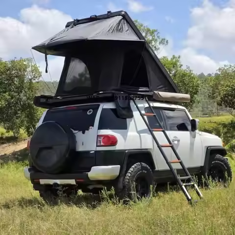 Factory Price Light Weight Clamshell X Rooftop Tent Aluminum Camping Car Roof Tent Hard Shell Roof T