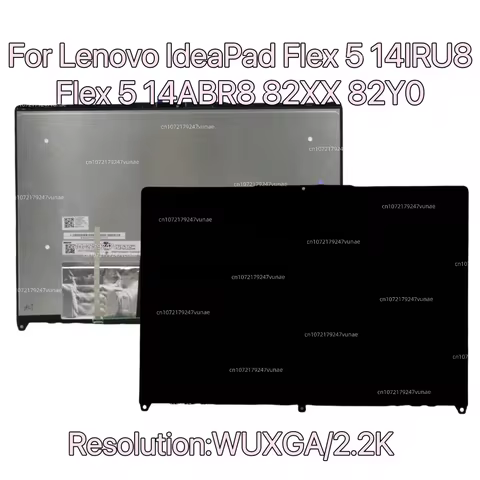 For Lenovo IdeaPad Flex 5 14IRU8 82Y0 82XX Flex 5 14ABR8 LCD Touch Screen Laptop Display Replacement